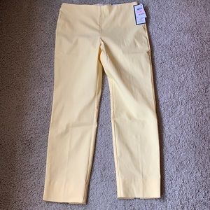 NWT Charter Club Chelsea Citron Aura Ankle Pant